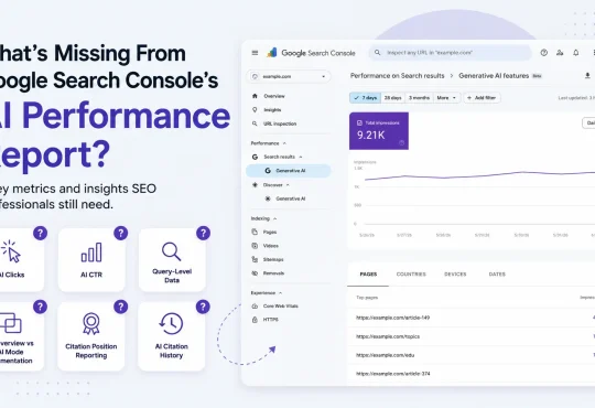 What's Missing From Google Search Console's New AI Performance Report?