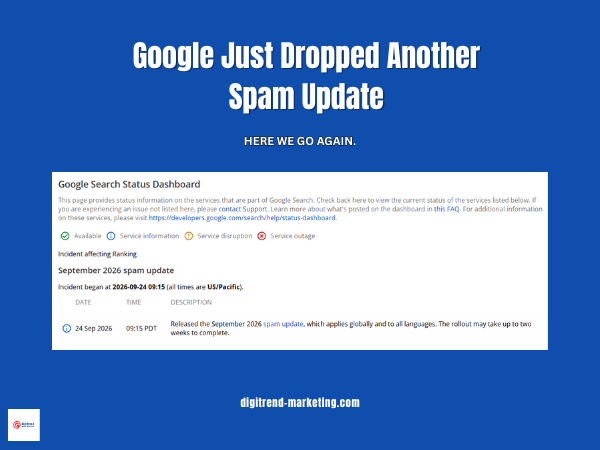 Google September 2026 Spam Update