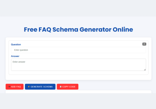 FAQ Schema Generator Online